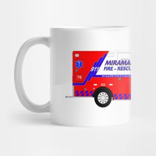 Miramar Fire Rescue Ambulance, Florida Mug